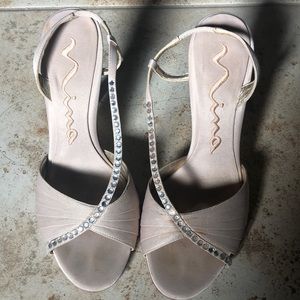 Nina evening heels in size 6 1/2